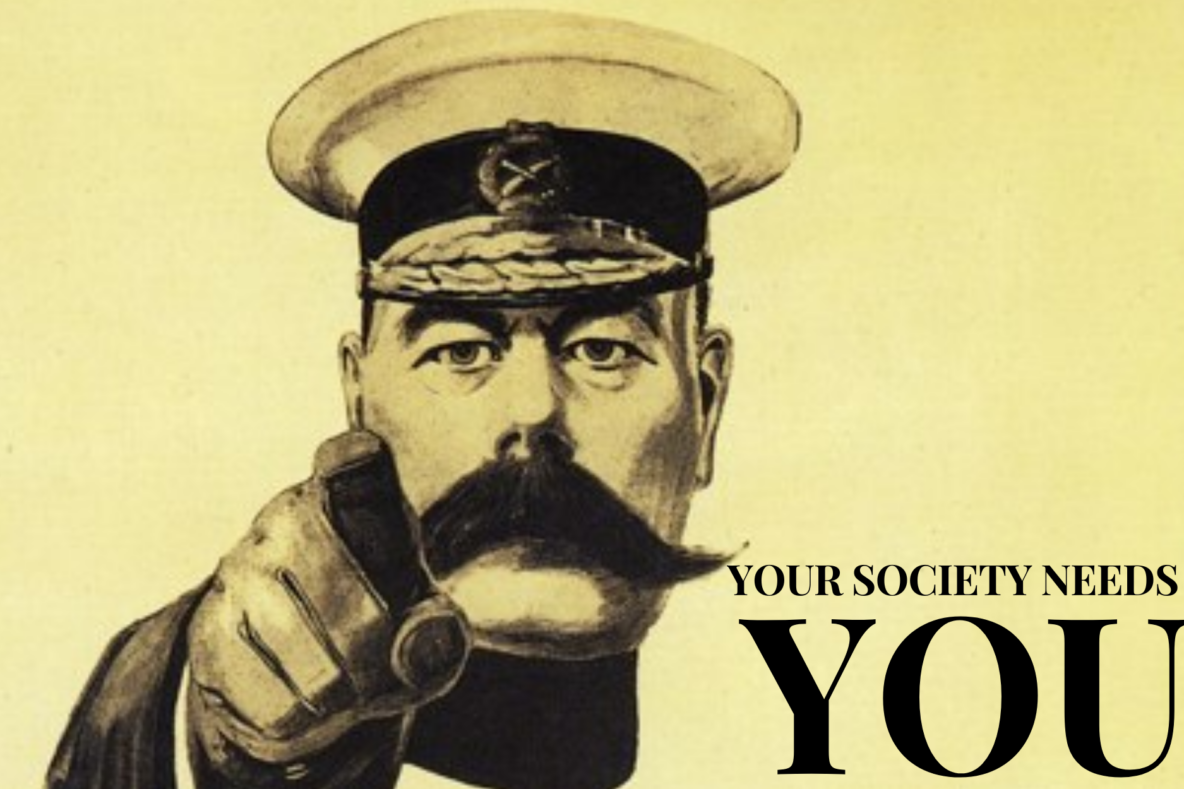 Your Society Needs You